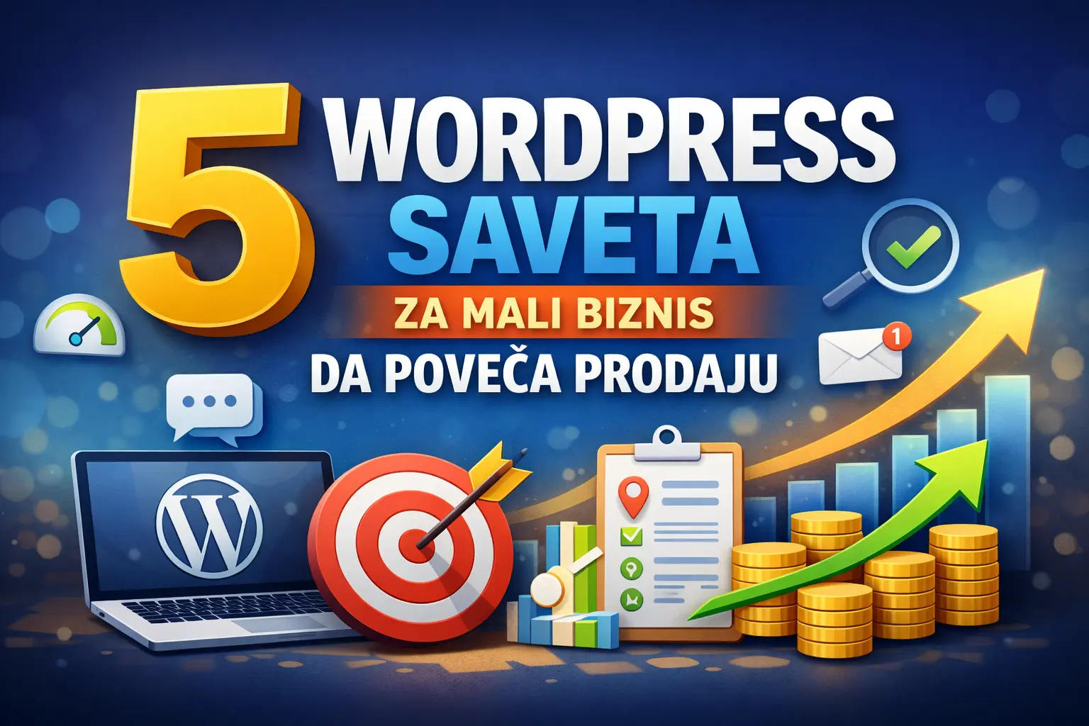 5 WordPress Saveta Koje Svaki Mali Biznis Može Odmah Primeni da Poveća Prodaju